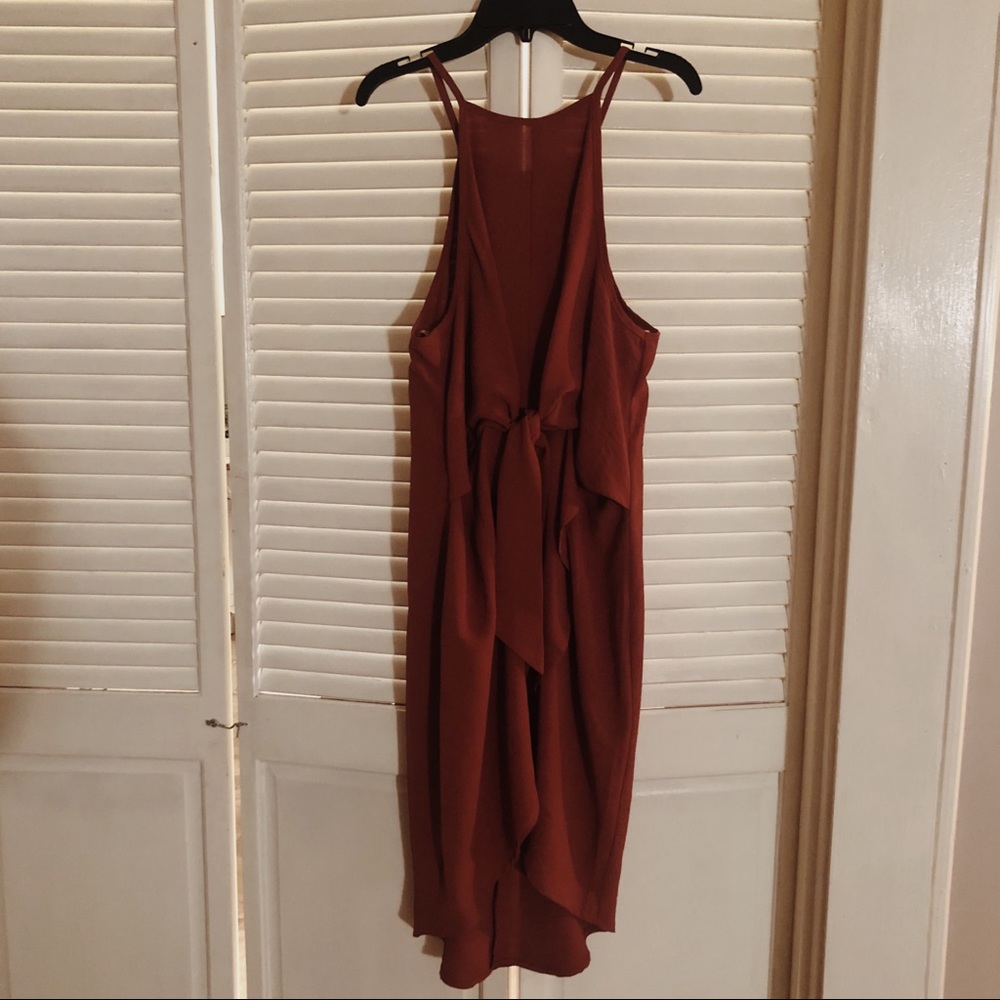 high low knot dress (entro)